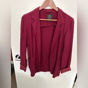 Aritzia Talula blazer, burgundy, size 6